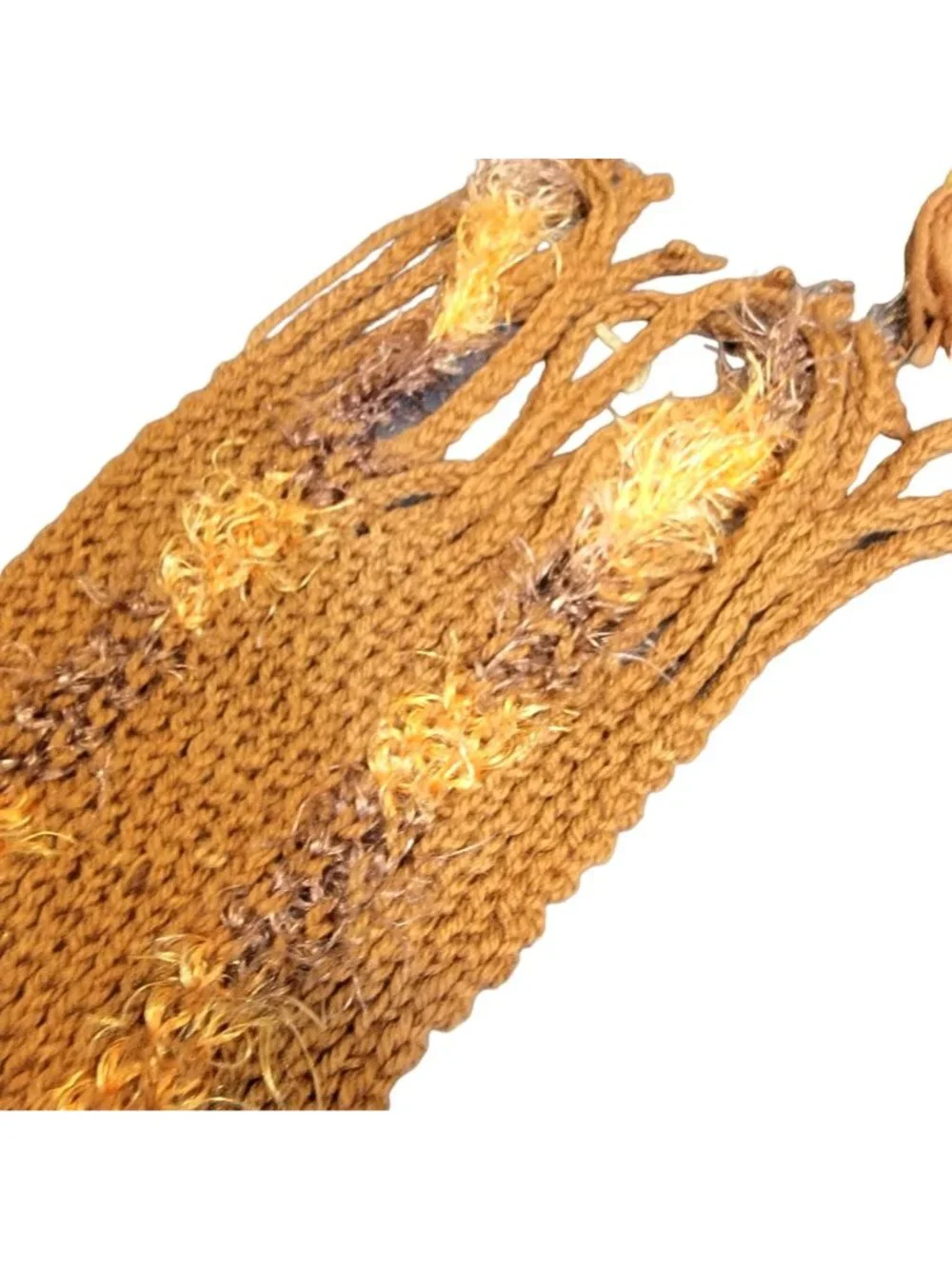 Retro Crochet Scarf Beanie Cap Set Women One Size Winter Accessories Outdoors
